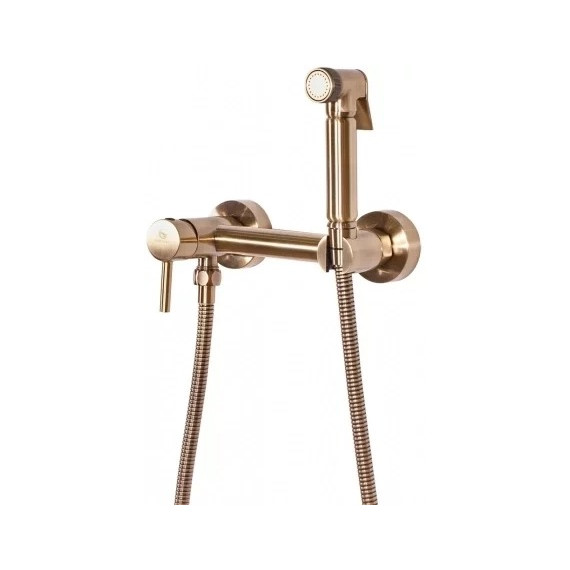 Набор для гигиенического душа Grocenberg GB103N-BR, бронза - фото 3