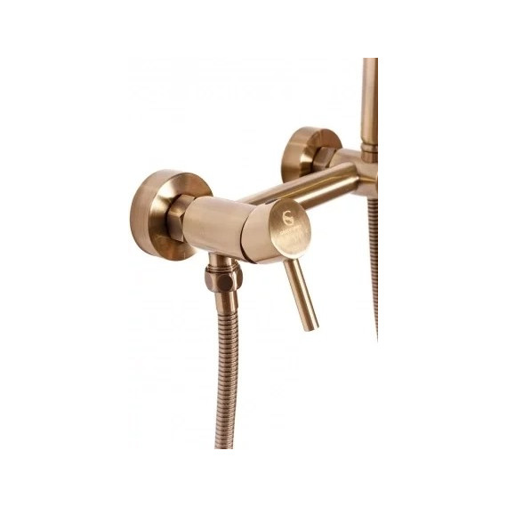 Набор для гигиенического душа Grocenberg GB103N-BR, бронза - фото 2