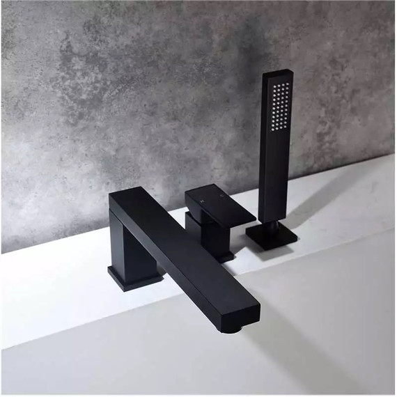 Смеситель для ванны Groсenberg GB6008BL, чёрный матовый - фото 2