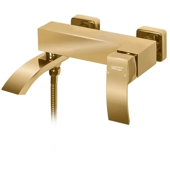 Смеситель для ванны Grocenberg GB8007GO, золото - фото 2