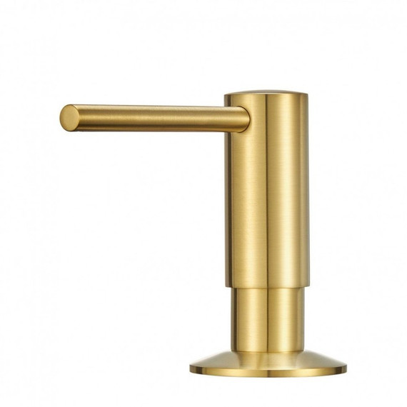 Дозатор для жидкого мыла Grocenberg AC0032MG, цвет матовое золото - фото 2