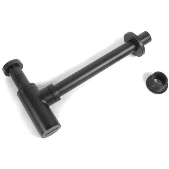 Сифон для умывальника Grocenberg GB210BL, чёрный матовый - фото 3