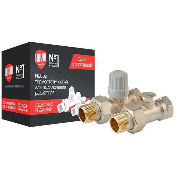 Вентиль термостатический прямой Royal Thermo 1/2 RTE 07.0013 - фото 2