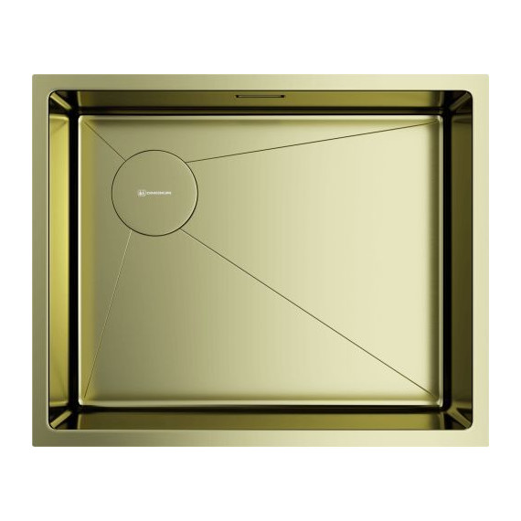 Кухонная мойка Omoikiri Taki 54-U/IF-L Side SF LG 1,2 мм 4997475, светлое золото - фото 2