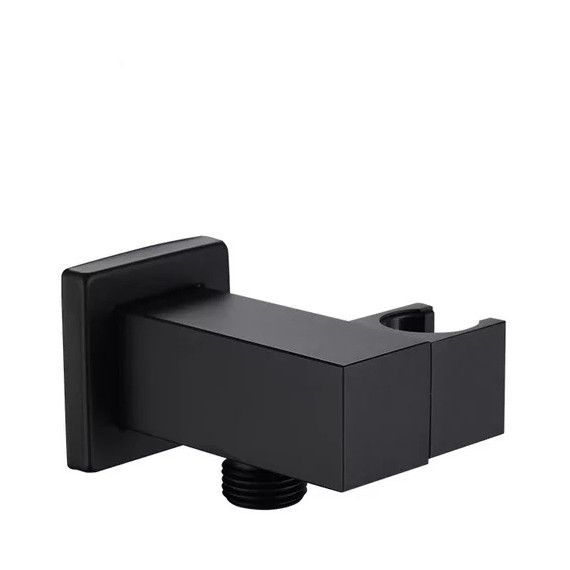 Шланговое подсоединение Grocenberg GB188BL, чёрный матовый - фото 2