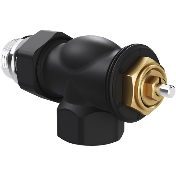 Вентиль термостатический осевой Royal Thermo Design 1/2"М30х1,5 RATVDO11212BL, чёрный - фото 3