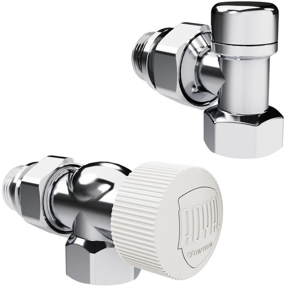 Вентиль термостатический осевой Royal Thermo Design 1/2"М30х1,5 RATVDO11212CH - фото 2