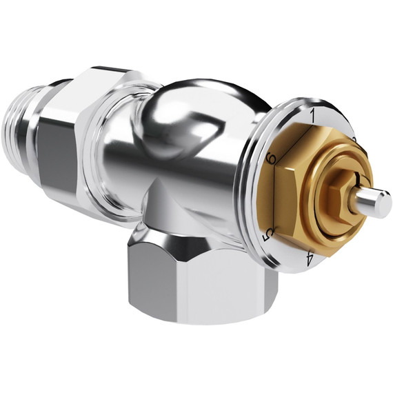 Вентиль термостатический осевой Royal Thermo Design 1/2"М30х1,5 RATVDO11212CH - фото 3