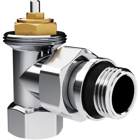 Вентиль термостатический угловой Royal Thermo Design 1/2"М30х1,5 RATVDU11212CH - фото 3