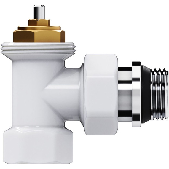 Вентиль термостатический угловой Royal Thermo Design 1/2"М30х1,5 RATVDU11212WH, белый - фото 5