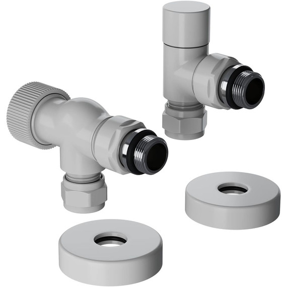 Вентиль термостатический осевой Royal Thermo Design Pro 15мм М30х1,5 RATVXO11215WH, белый - фото 