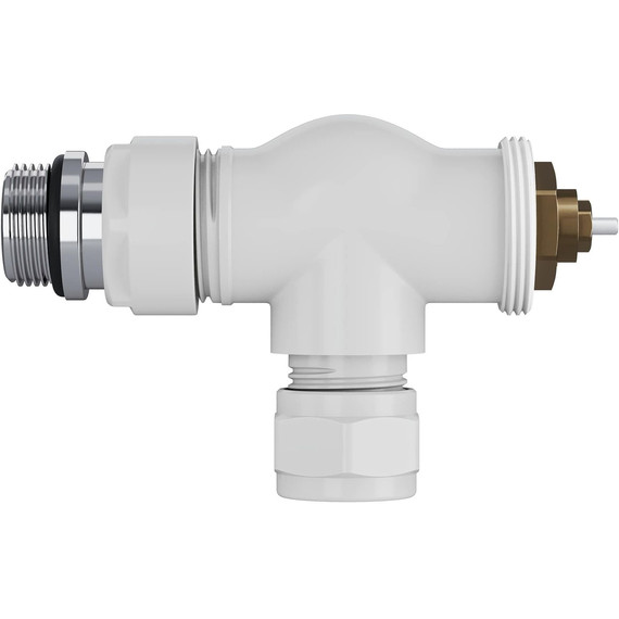 Вентиль термостатический осевой Royal Thermo Design Pro 15мм М30х1,5 RATVXO11215WH, белый - фото 4