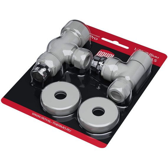 Вентиль термостатический осевой Royal Thermo Design Pro 15мм М30х1,5 RATVXO11215WH, белый - фото 5