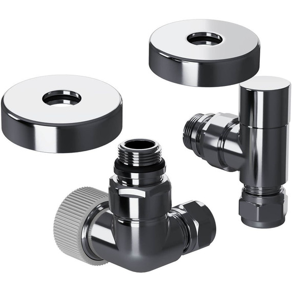 Вентиль термостатический трехосевой Royal Thermo Design Pro 15мм М30х1,5 RATVXT11215CH - фото 2