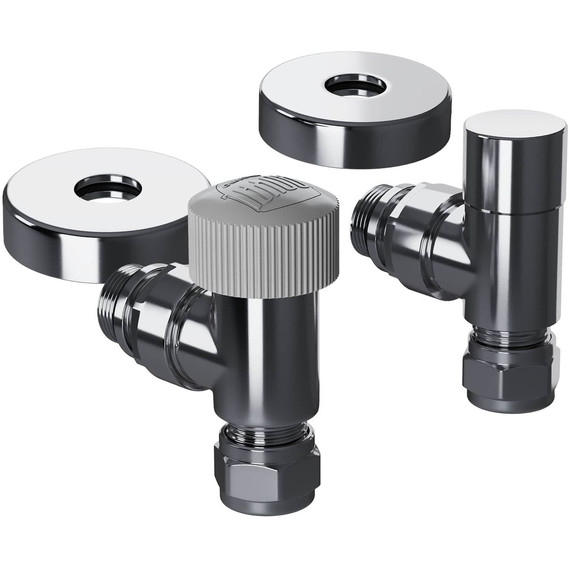 Вентиль термостатический угловой Royal Thermo Design Pro 15мм М30х1,5 RATVXU11215CH - фото 3