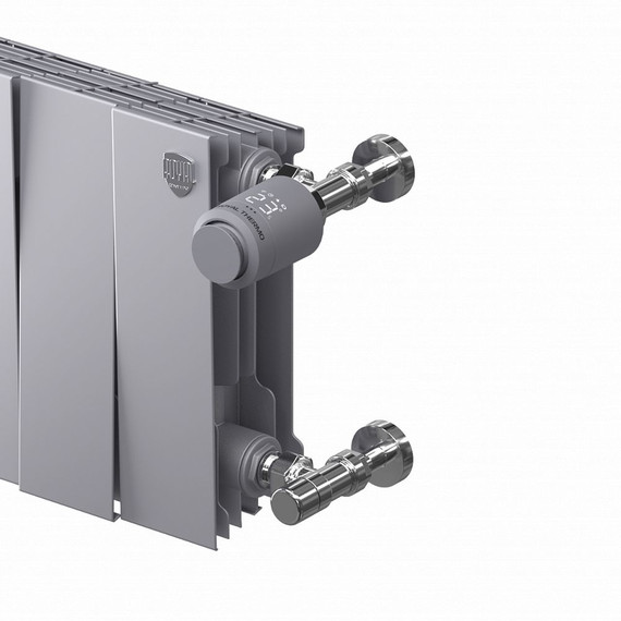 Вентиль термостатический угловой Royal Thermo Design Pro 15 мм М30х1,5 RTE07.0013 RT - фото 2