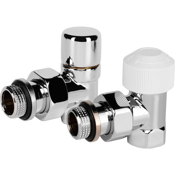 Вентиль термостатический угловой Royal Thermo Design 1/2"М30х1,5 RTE 07.0016 RT - фото 