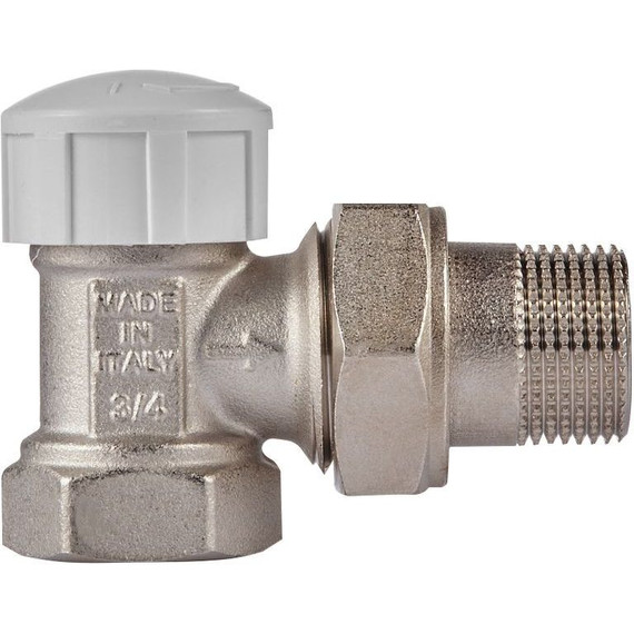 Вентиль термостатический угловой Royal Thermo 3/4" М30х1,5 RTE 07.010 - фото 2