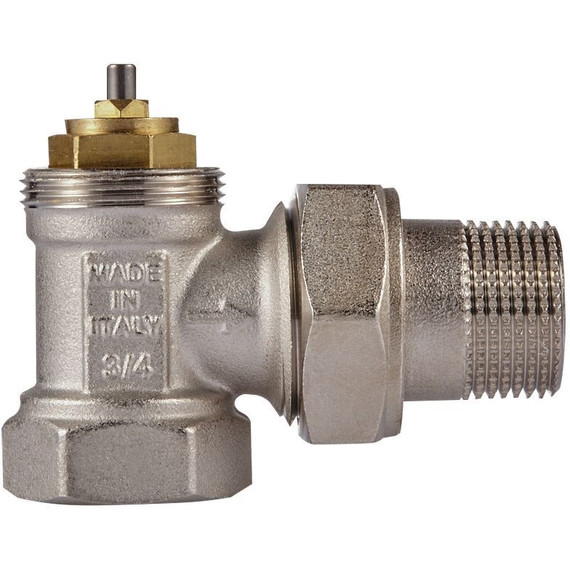 Вентиль термостатический угловой Royal Thermo 3/4" М30х1,5 RTE 07.010 - фото 3