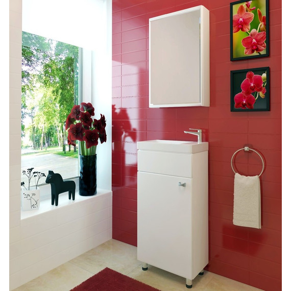 Зеркало-шкаф EvaGold Cleo 40 см EG010049 - фото 3