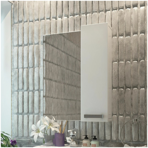 Зеркало-шкаф EvaGold Slim №4 46 см R EG010070 - фото 