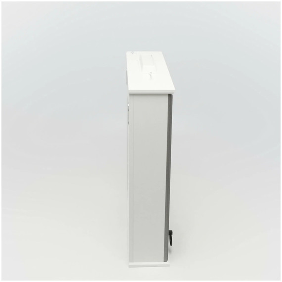 Зеркало-шкаф EvaGold Arcada 65 см L EG010154, белый глянец/серая лиственница - фото 10