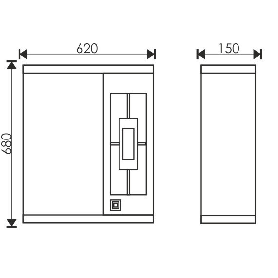 Зеркало-шкаф EvaGold Brooke 62 см EG010156 - фото 4