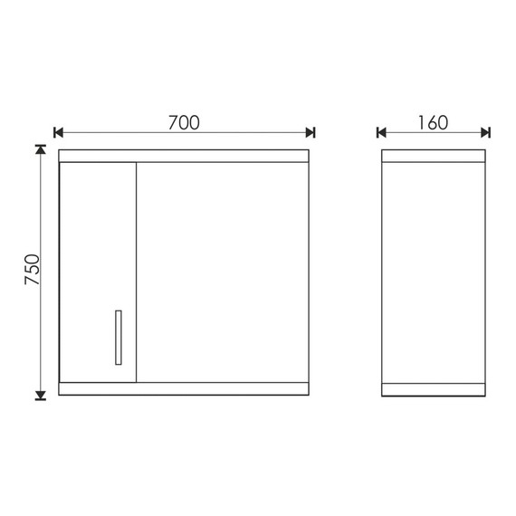 Зеркало-шкаф EvaGold Лотос 70 см L EG010198 - фото 4