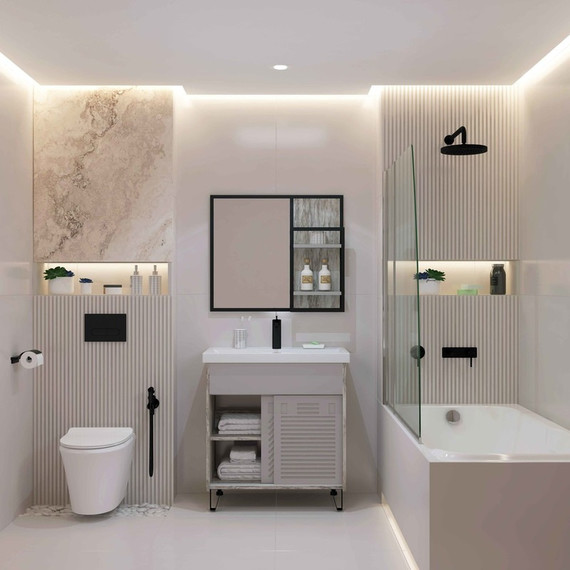 Зеркало EvaGold Geneva 80 см EG010245, артвуд темный - фото 3