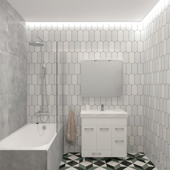 Зеркало EvaGold Cosmo 80 см EG010252 - фото 3