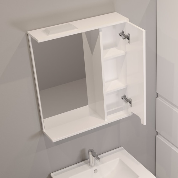 Зеркало-шкаф EvaGold Vesta 75 см EG010419 - фото 3