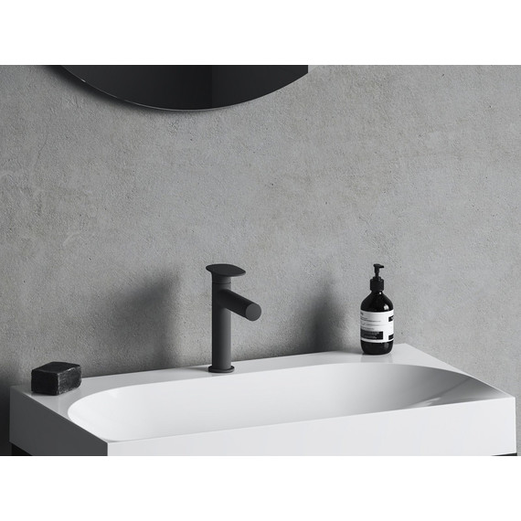 Смеситель для раковины RAVAK Spring SG 012.20BL X070542, чёрный матовый - фото 2