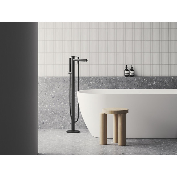 Смеситель для ванны Ravak Spring SG 080.20BL X070556, чёрный матовый - фото 2