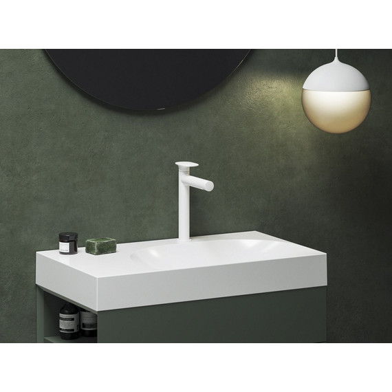 Смеситель для раковины высокий Ravak Spring SG 014.10WHM X070566, белый матовый - фото 3