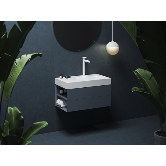 Смеситель для раковины высокий Ravak Spring SG 015.10WHM X070567, белый матовый - фото 2