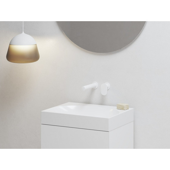 Смеситель для раковины настенный Ravak Spring SG 019.10WHM X070568, белый матовый - фото 3