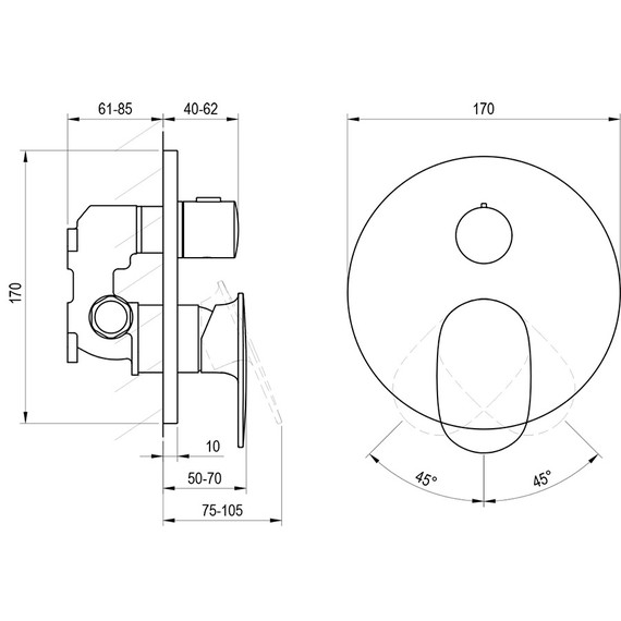 Смеситель для ванны Ravak Spring SG 065.10WHM O2 X070574, белый матовый - фото 5