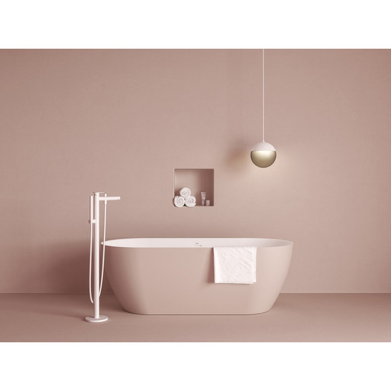 Смеситель для ванны Ravak Spring SG 080.10WHM X070578, белый матовый - фото 2