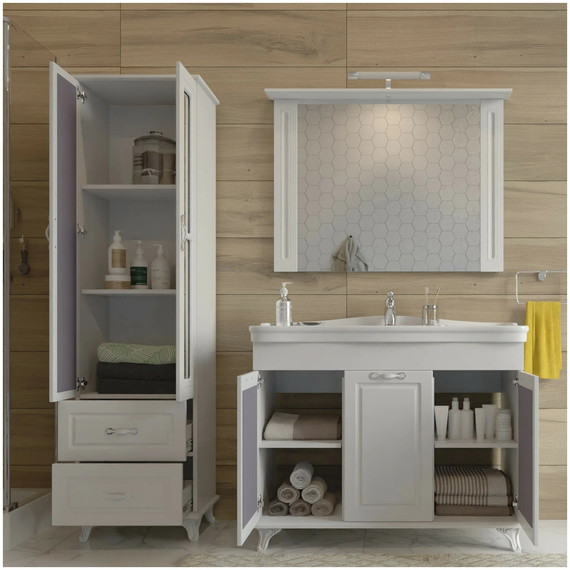 Пенал напольный EvaGold Giovanni 50 см EG010078 - фото 3