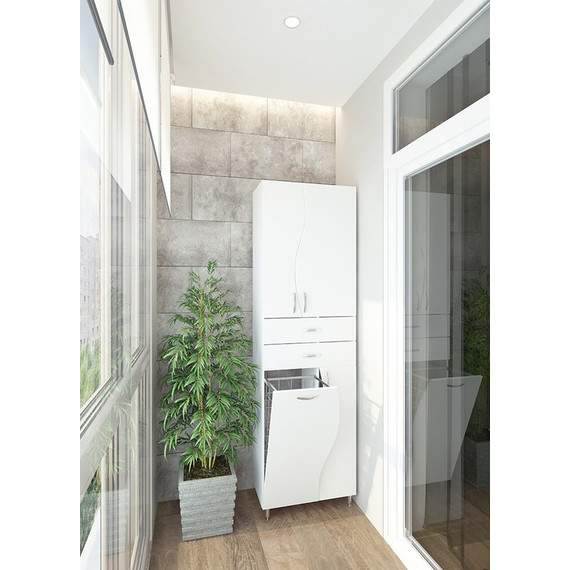 Пенал напольный EvaGold ТМ 60 см EG010303 - фото, картинка  Пенал напольный EvaGold ТМ 60 см EG010303 - фото