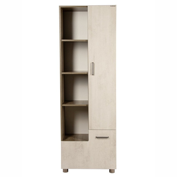 Пенал напольный EvaGold Catherine 60 см EG010324, белый камень - фото 5