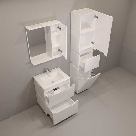 Пенал напольный EvaGold Vesta 40 см EG010433 - фото 3