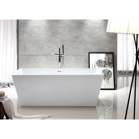 Ванна отдельностоящая Abber AB9224-1.5 150x80 см, Размер - мм: 1500х800 - фото 8