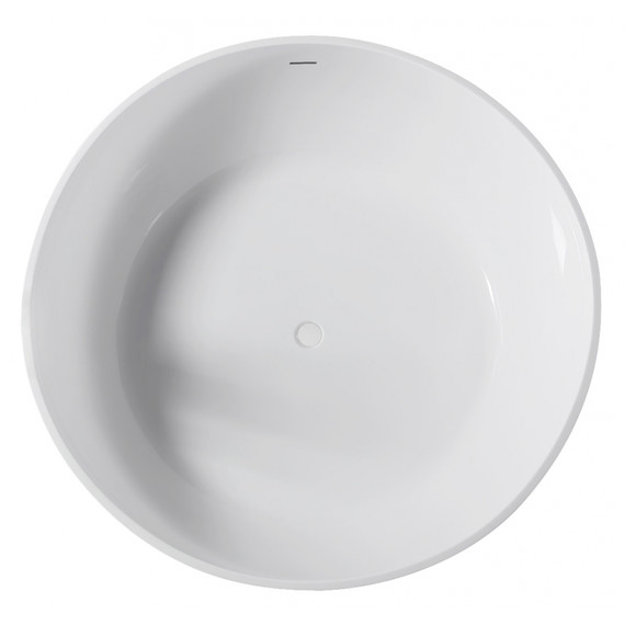 Ванна отдельностоящая Abber AB9279MB 150x150 см, черный матовый - фото 9