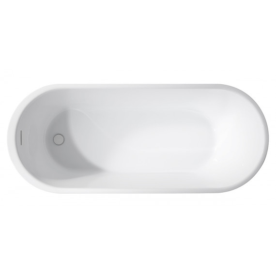 Ванна отдельностоящая Abber AB9341-1.5 150x70 см - фото 9