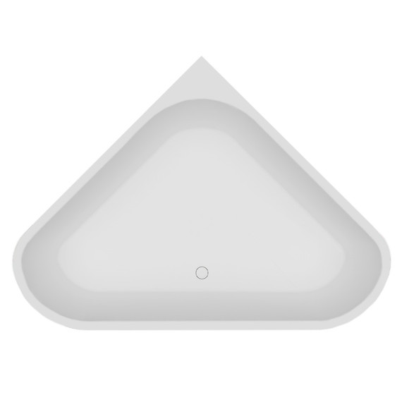 Ванна акриловая Abber 150x150 см AB9446MW, белый матовый - фото 11