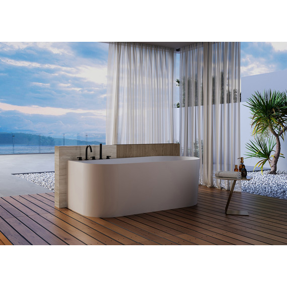 Ванна акриловая Abber AB9496-1.5 L 150x75 см - фото 9