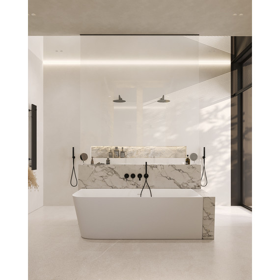 Ванна каменная Abber Stein 170x75 см AS9621-1.7 R - фото 9