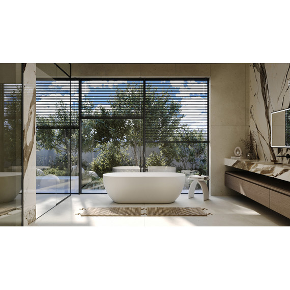 Ванна отдельностоящая Abber Stein 160x75 см AS9613-1.6, Размер - мм: 1600х750 - фото 8