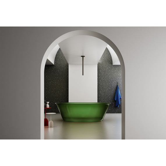 Ванна прозрачная Abber Kristall 170x75 см AT9707Emerald, зеленый - фото 2